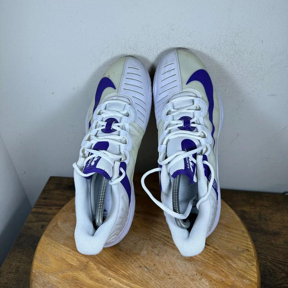 Nike Court Zoom NXT Tennis Shoes CK6153-102 White Purple Men's Size 11